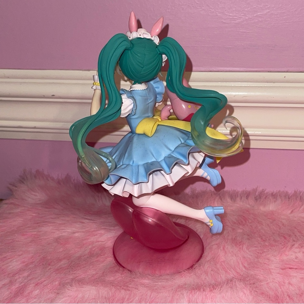 2 miku hatsune vocaloid anime figure statues Snow White wonderland rody lolita - Picture 3 of 12